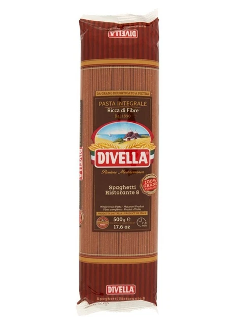 Divella Spaghetti Ristorante 8 Integrali 500 Gr