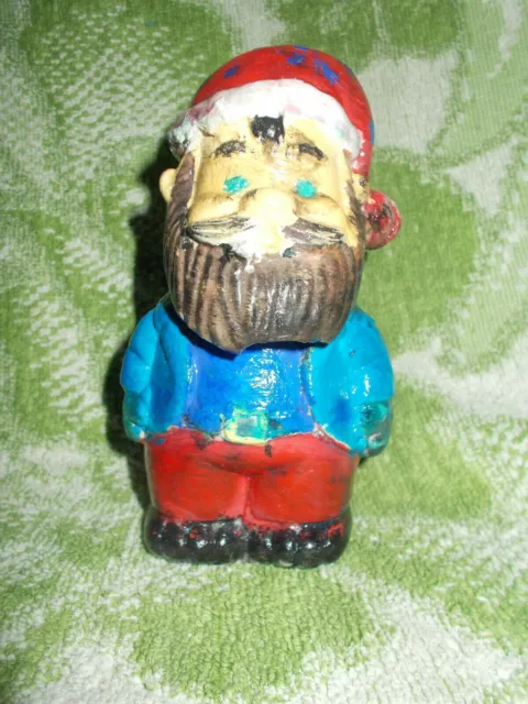 Figurine plaster gnome handmade