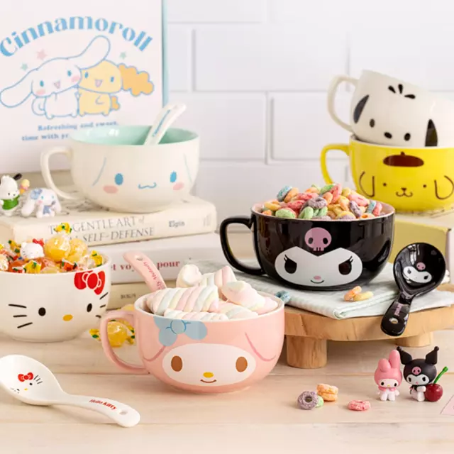 Sanrio Cereal bowl spoon set (6 types) / Sanrio mug