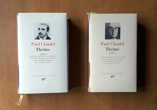 Paul Claudel - Théâtre - Tome I & II - Pléiade - 1967 / 71 - Très bon état