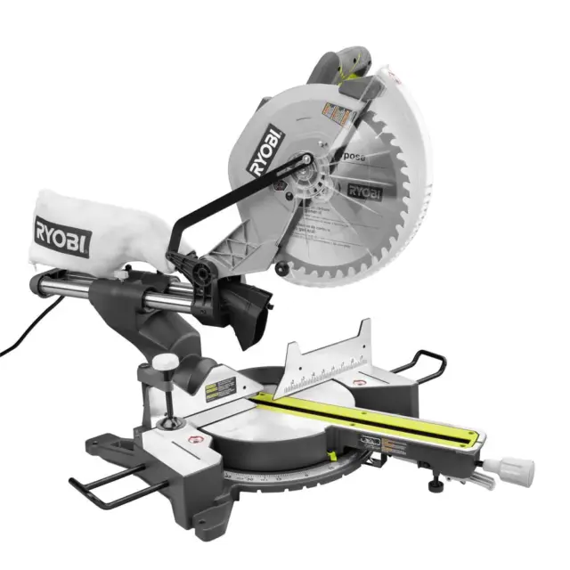 Ryobi 10 in. Compound Miter Saw with10 IN. COMPOUND MITER SAW WITH LED LED