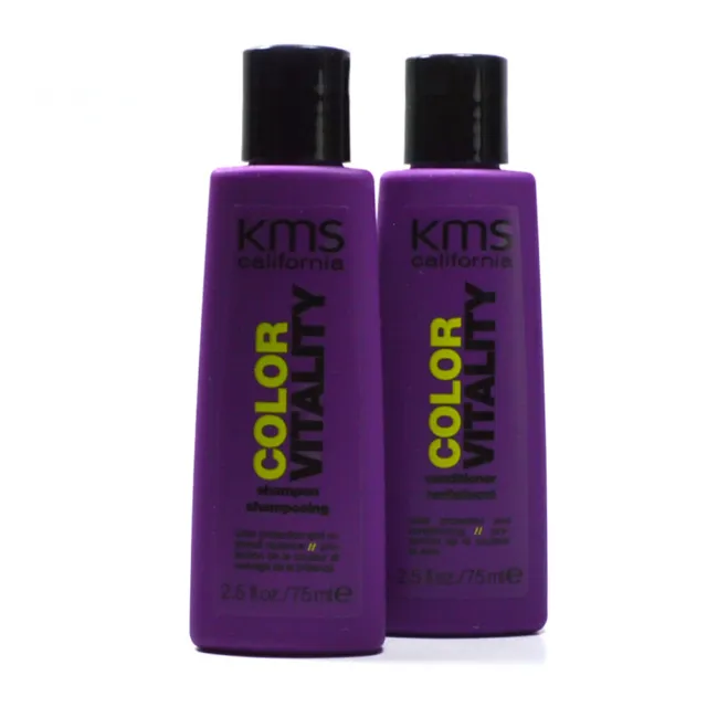 KMS California Color Vitality Shampoo & Conditioner Travel Size Set 2.5 oz