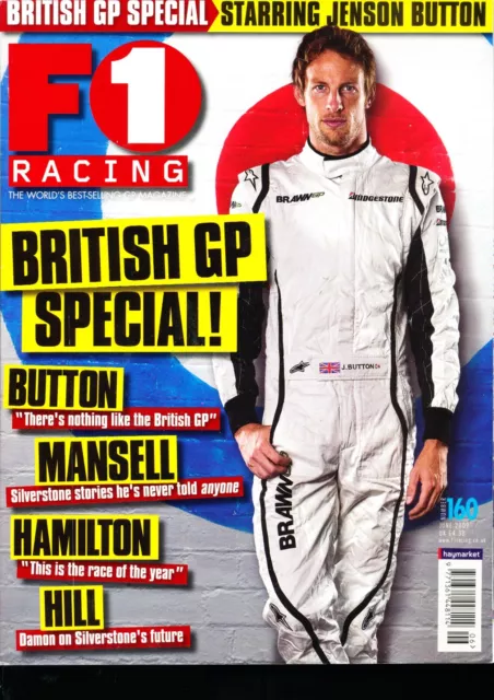 F1 Racing Magazine June 2009 British GP Special Jenson Button Lewis Hamilton