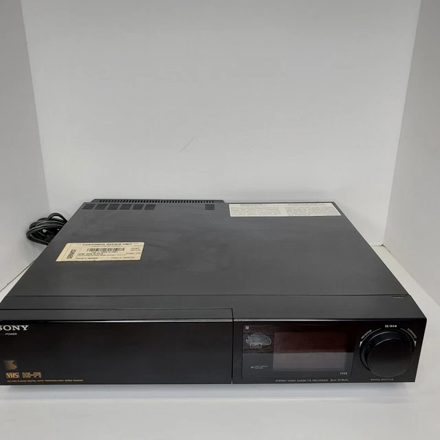 SONY SLV575UC VHS Video Cassette Recorder VCR for Parts or Repair £34.