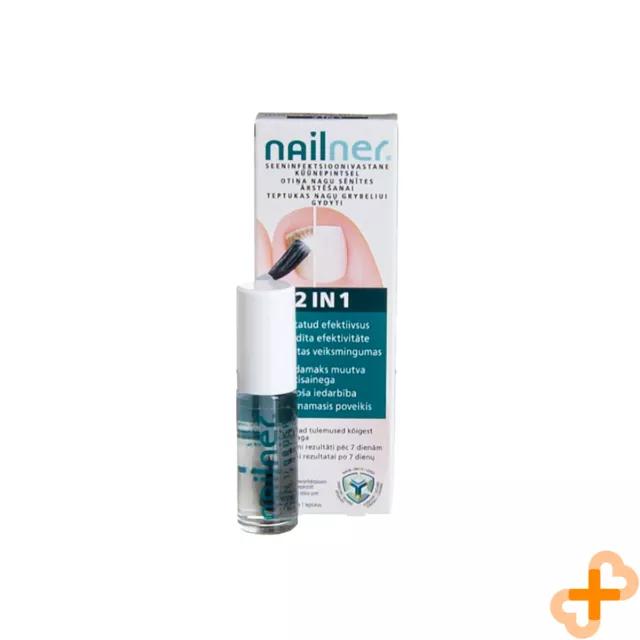 Nailner 2in1 Brush Fungal Nail Infection 5ml Healthy Brighter Nails Effective