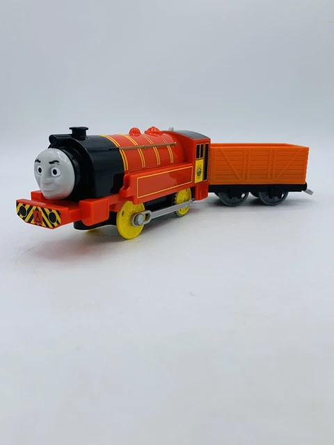 THOMAS & FRIENDS Trackmaster Motorized Train Victor Engine W/ Cargo Car ...