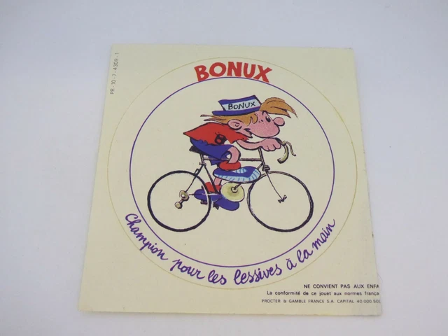 TOUR DE FRANCE 81 LA REDOUTE MOTOBECANE Autocollant Vintage