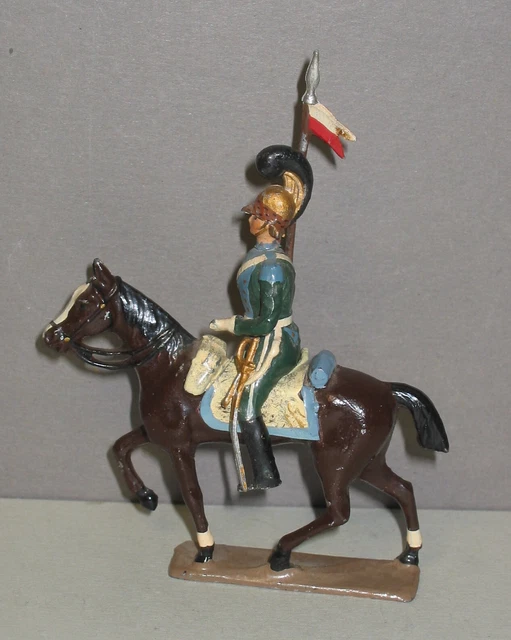 Soldat CBG Mignot - Cavalier 140 - Clairon De Lancier - Premier Empire - Plomb Peint 54mm (occasion)