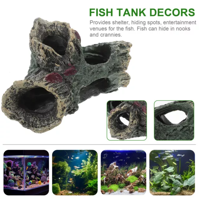 Aquarium Decoration Fish Tank Rock Cave Fish Hideaway Fish Tank Decoration