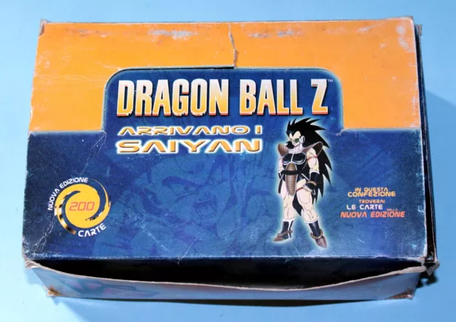 DRAGON BALL Z GCC 1 Box Espositore 54 Buste Bustine Booster ARRIVANO I SAIYAN