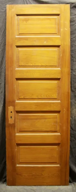 2 avail 28"x80" Antique Vintage Old Wooden Interior Closet Pantry Doors 5 Panels