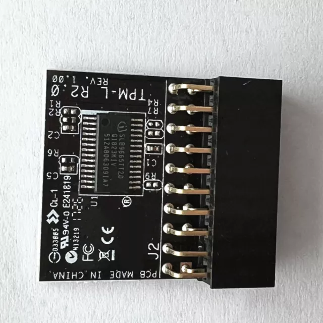 TPM 2.0 Security Module 20-1 Pin Trusted Platform Module LPC For ASUS TPM-L R2.0