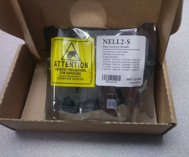 Nellcor Pulse Oximetry Module Nells 2-S Welch Allyn Spo2 Input Board Oem Box