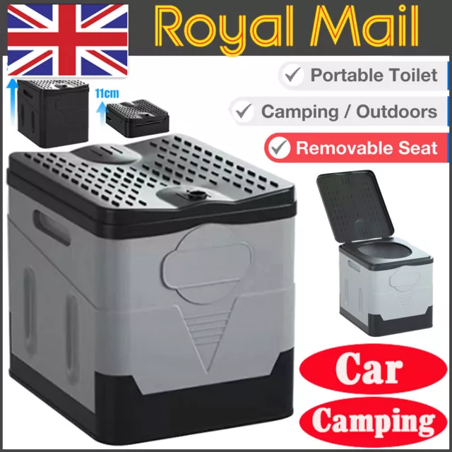 20L Portable Folding Toilet Car Outdoor Travel Potty for Camping Hiking Beach