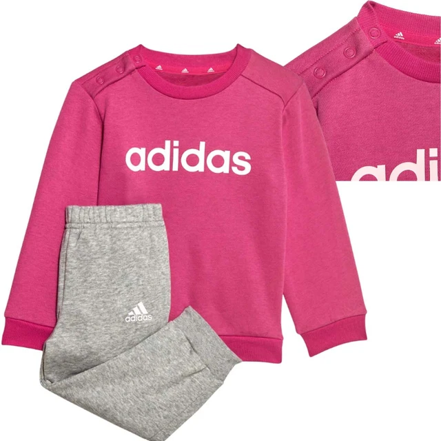 Tuta Bambine Adidas Hr5881 Colorblock Cotone Felpato