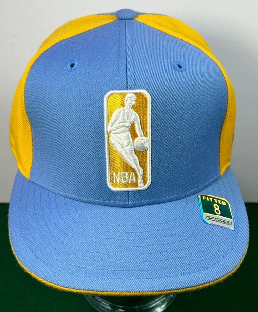 VINTAGE NBA LOGO New York Knicks Reebok Size 8 Fitted Cap Yellow & NC ...