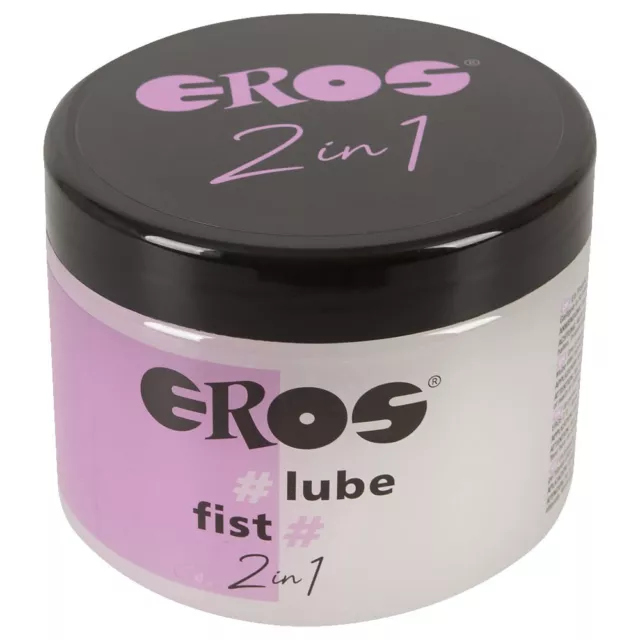 Frei Haus: EROS 2in1 Fist Lube 500ml Hybrid-Gleitgel, einfaches Hineingleiten