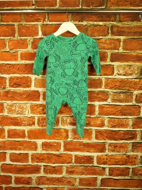 Pigiama Bambino Bambino Età 3-6 Mesi M&S Next Gap Bambino Grow Cappuccio Granchio 68Cm 3