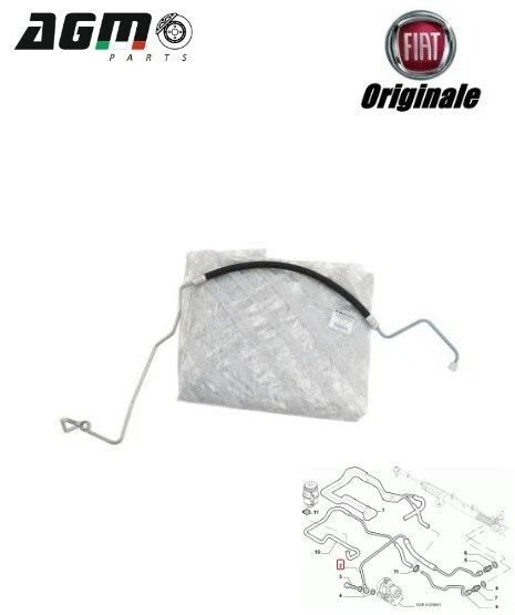 Original FIAT Hydraulikschläuche / Servoleitungen - 1359958080