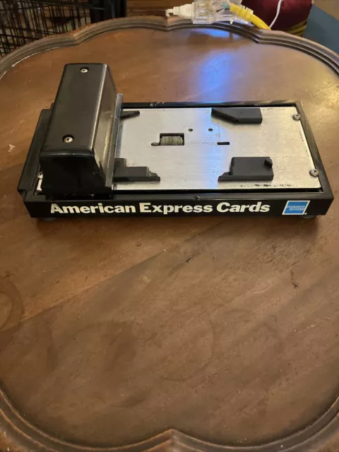 Vintage DataCard Address o graph American Express Manual Credit Card Machine