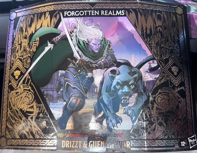 DUNGEONS & DRAGONS Drizzt Guenhwyvar Figure Set Realms