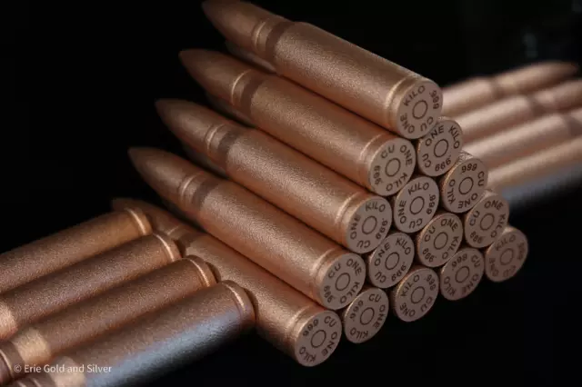 1 Kilo kg Copper Autocannon Bullet