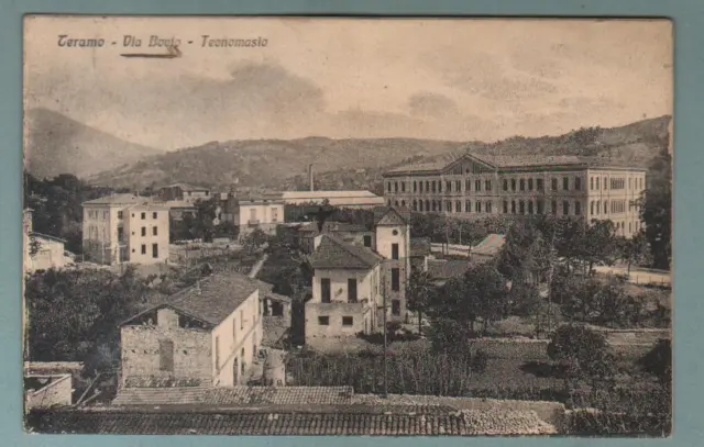 TERAMO Via Bovio / Tecnomasio vg. 1929