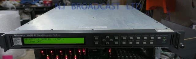Tektronix TG700 SPG  with 3G hd3g7,  option, HDSDI  option and analog for test