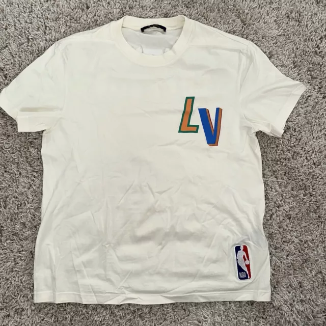 Louis Vuitton NBA Short Sleeve T-Shirt Size M Retail $1250 Our price only  $399.99!