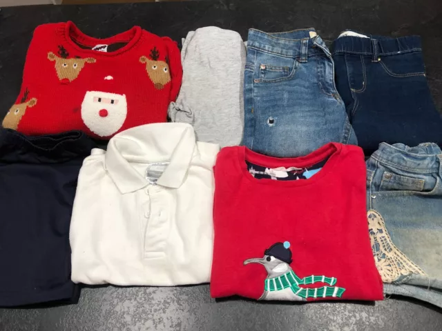 Pacchetto di vestiti per ragazze età 6-7 anni PROSSIMI, denim & Co, John Lewis, jeans ecc.