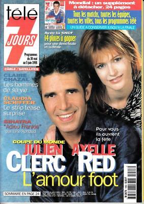 Télé 7 Jours 2/02/2019; Jenifer & Julien Clerc/ Clint Eastwood/ Top Chef/ Bignol 