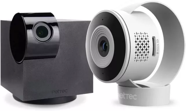 PetTec Set aus Pet Cam 360° & Cam Lite, Überwachungskamera, WLAN Kamera mit App