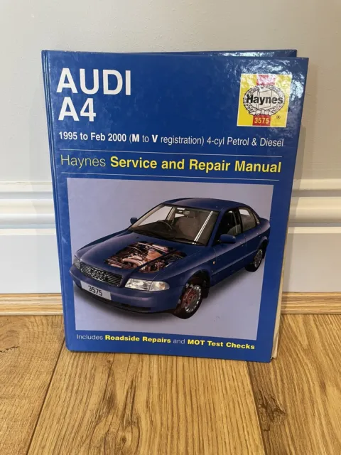Manuale di assistenza e riparazione Haynes - Audi A4 4 cicli benzina e diesel 1995-2000