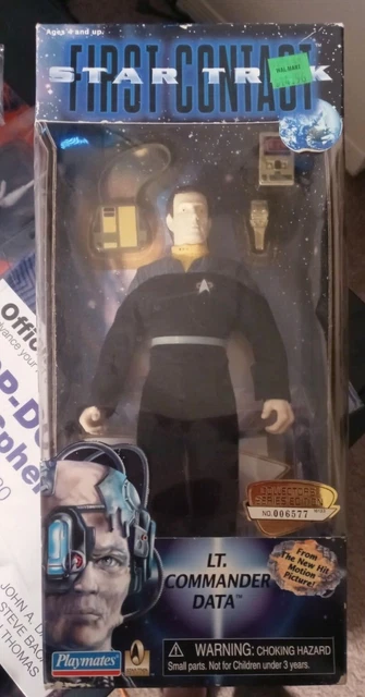 PLAYMATES STAR TREK First Contact LT CMDR DATA 9