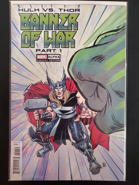 Hulk vs Thor Banner of War Alpha #1 Von Eeden Smash Variant Marvel 2022 VF/NM
