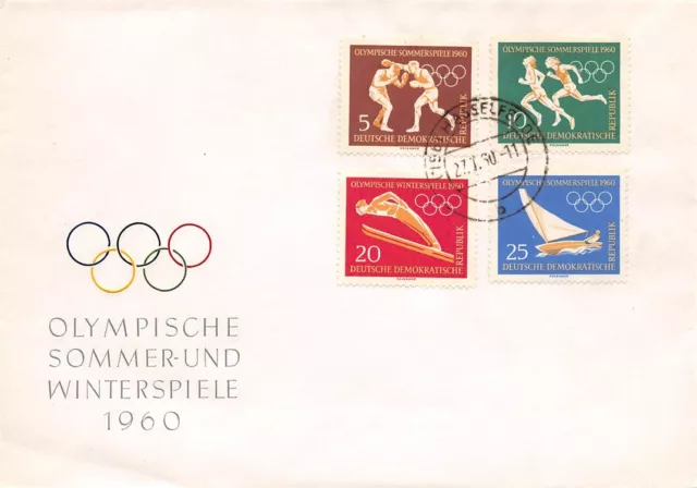 721430) DDR FDC Nr.746-749 Olympiade