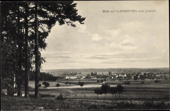 Ak Kleinbothen Großbothen Grimma in Sachsen, Blick auf den Ort vom... - 10562203