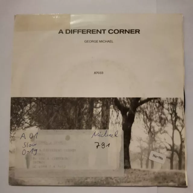 George Michael A Different Corner 7" Single -(A1)