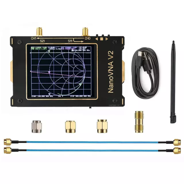 Analyseur de RéSeau Vectoriel  V2 SAA-2 50 KHz-3 GHz MF HF VHF UHF A8970