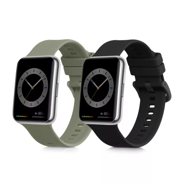 2x Sportarmband für Huawei Watch Fit 2 Fitnesstracker Smartwatch Sport Armband