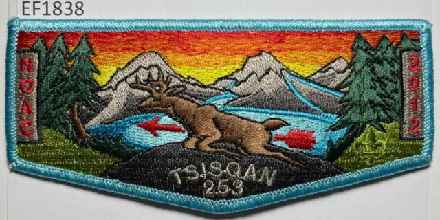 Boy Scout OA 253 Tsiqan Lodge Flap 2012 NOAC