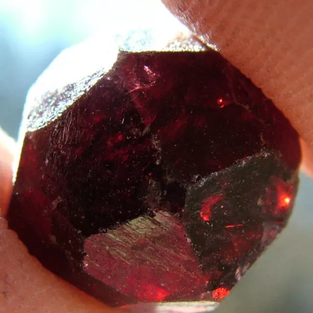 100-300g Natürliche rote Granat Kristall Edelstein Rohstein Mineral Probe DE