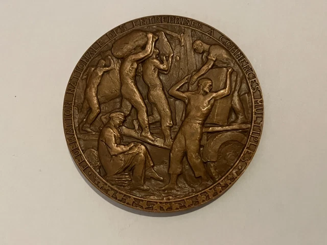 Médaille en bronze. Minerve - commerce et industrie 1969. - Monnaies