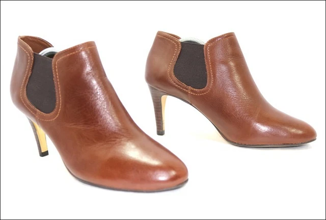minelli Bottines Cuir Marron Taille 37 TBE