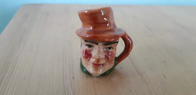 Artone Miniature Toby Jug Bill Sykes Character Hand painted Collectable Mug