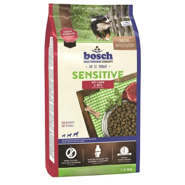 BOSCH SENSITIVE LAMB & Rice 1 KG £14.72 - PicClick UK