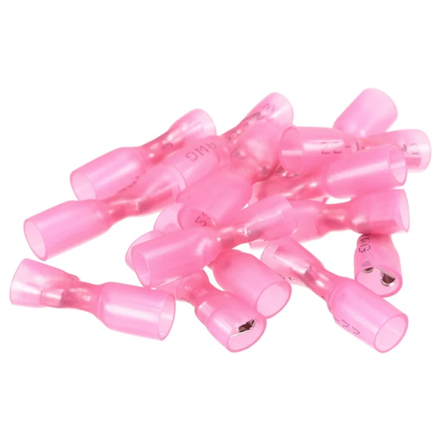 Cavo Terminali Connettore Isolato AWG22-16 Femmina Rosa 150Pz