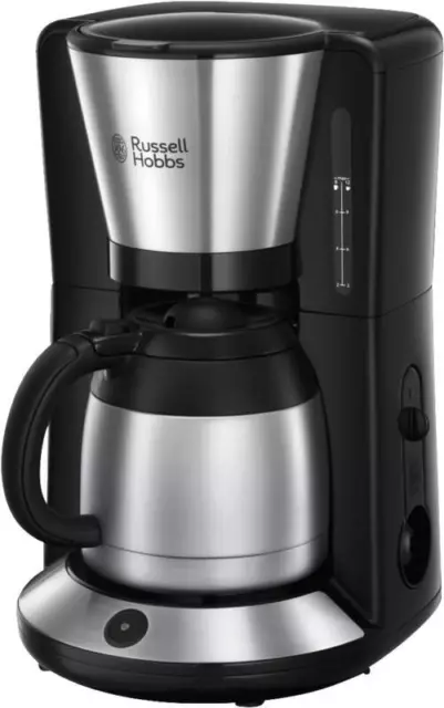 Russell Hobbs Adventure Thermo-Kaffeemaschine Edelstahl-Schwarz