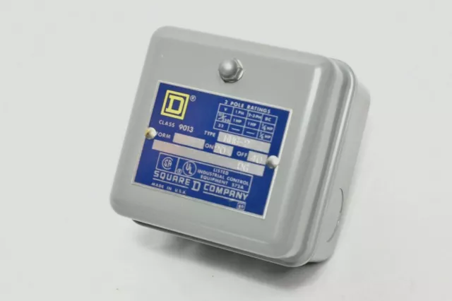 Square D 9013-HHG-2 (On 20 / Off 40) Pressure Switch