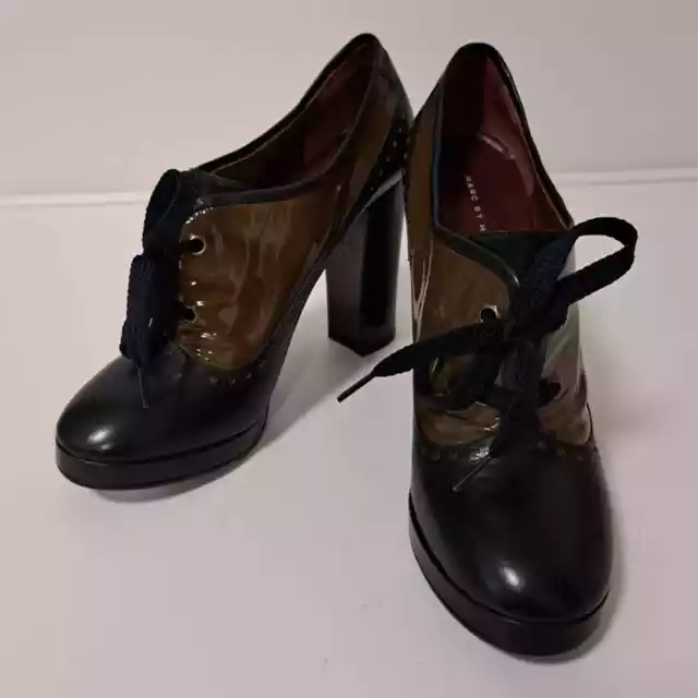 Marc Jacobs Two Tone Lace Up Oxford Misses Shoe 9.5US/39.5 EUC